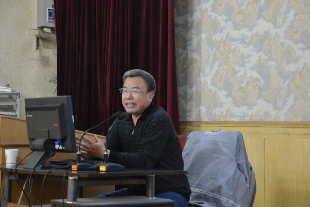 薛正昌教授讲座现场