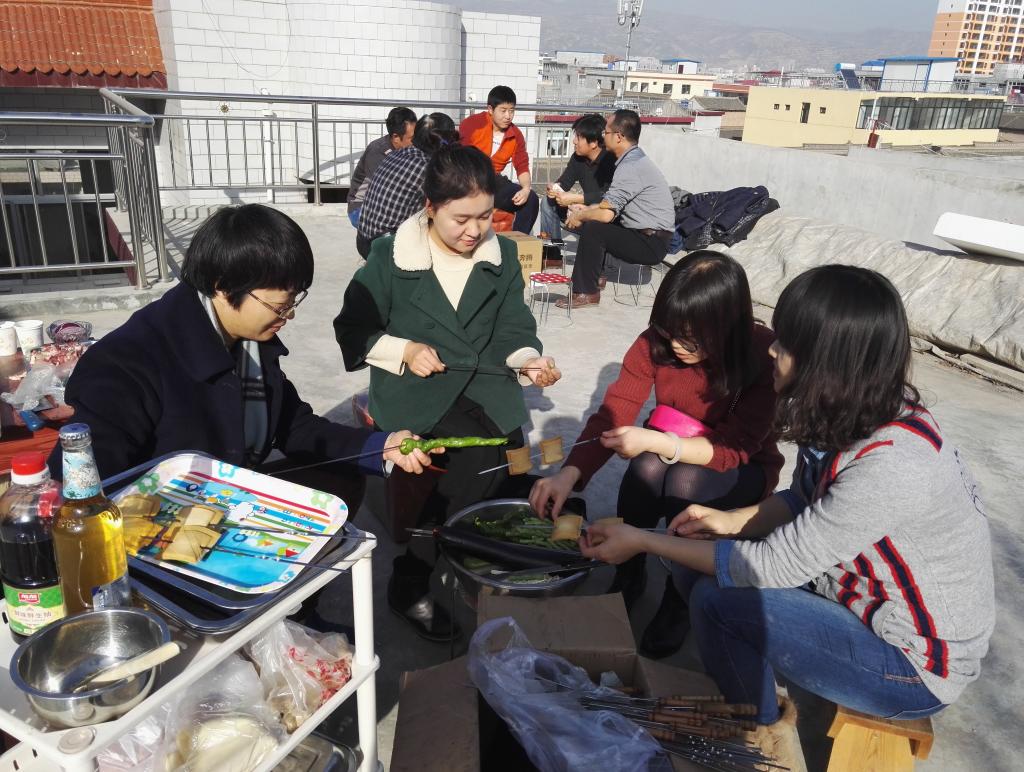 我院教职工活动现场