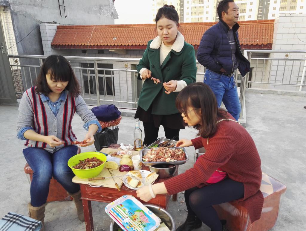 我院教职工活动现场